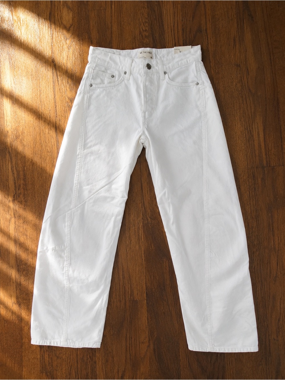 We The Free White Fable Twisted Seam Jean Sz 26 NWT